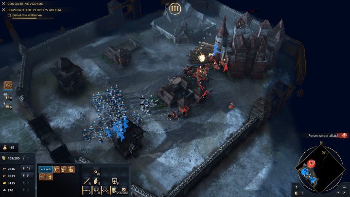 Przy głównej bazie milicji będzie znajdował się oddział jeźdźców - Age of Empires 4: Fall of the Novgorod Republic (The Rise of Moscow) - solucje - Age of Empires 4 - poradnik do gry