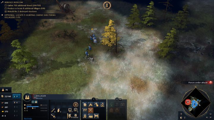 W okolicznych lasach roić się będzie od wilków - Age of Empires 4: Rebuilding Moscow (The Rise of Moscow) - solucje - Age of Empires 4 - poradnik do gry