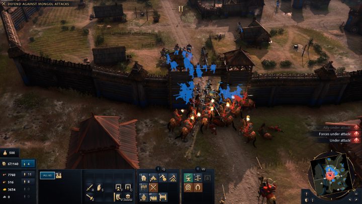 Po upływie czasu zaczną się najazdy - Age of Empires 4: Rebuilding Moscow (The Rise of Moscow) - solucje - Age of Empires 4 - poradnik do gry