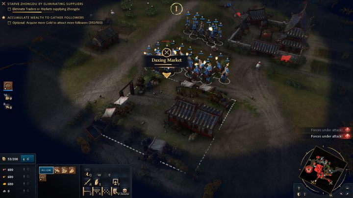 Pamiętajcie, aby zostawić trochę wojska na pozostałych szlakach - Age of Empires 4: The Battle of Zhongdu (The Mongol Empire) - solucja - Age of Empires 4 - poradnik do gry