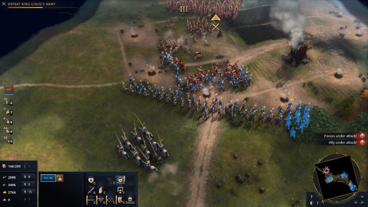 Ostatnim celem misji będzie pokonanie armii króla - Age of Empires 4: The Battle of Bremule (The Normans) - solucja, opis przejścia - Age of Empires 4 - poradnik do gry