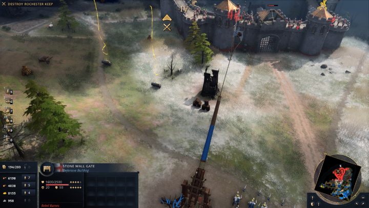 Przygotujcie się na podbój zamku - Age of Empires 4: The Siege of Rochester (The Normans) - solucja, opis przejścia - Age of Empires 4 - poradnik do gry