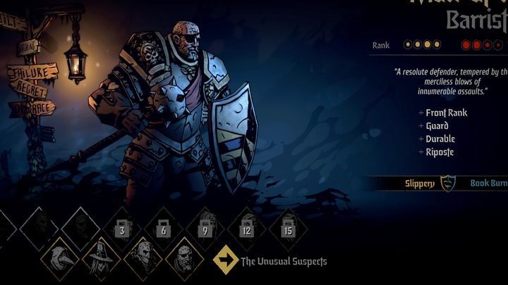 Rozpoczynacie od przydzielenia miejsc swoim towarzyszom od 1-4 - Darkest Dungeon 2: Początek gry - pierwsze kroki - Darkest Dungeon 2 - poradnik do gry