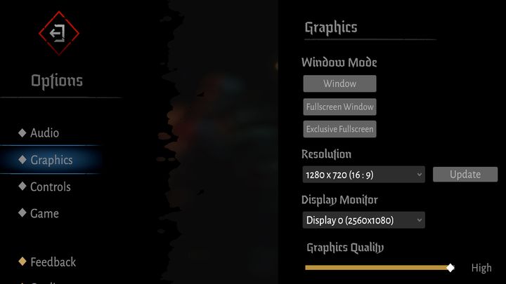 Darkest Dungeon 2 nie posiada wielu opcji graficznych do wyboru - Darkest Dungeon 2: Wymagania sprzętowe PC - Darkest Dungeon 2 - poradnik do gry