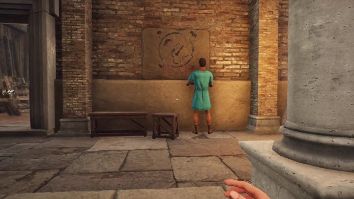 Vergil przebywa w swoim sklepie albo zaraz przed nim - The Forgotten City: Sprawa Vergila - solucja, opis przejścia - The Forgotten City - poradnik do gry