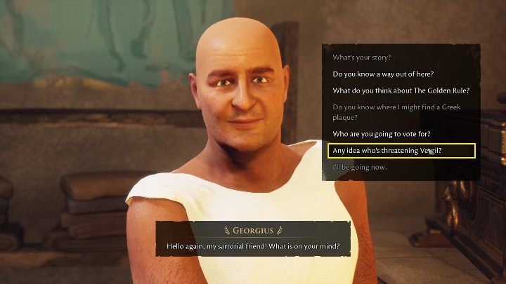 Musicie przesłuchać okolicznych sprzedawców, którzy mogą coś wiedzieć o tym wydarzeniu - The Forgotten City: Sprawa Vergila - solucja, opis przejścia - The Forgotten City - poradnik do gry