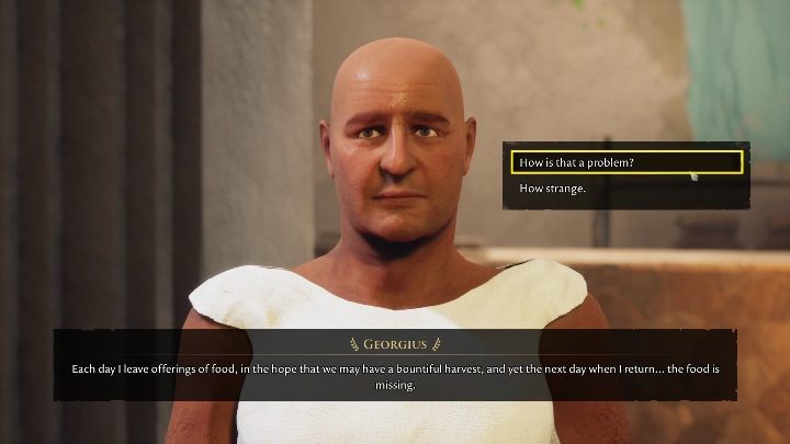 Kolejne właściwe opcje dialogowe to - The Forgotten City: Egyptian Plaque - solucja, opis przejścia - The Forgotten City - poradnik do gry