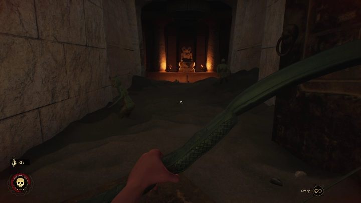 Natraficie na drzwi, przejście przez nie umożliwi Wam dojście dalej, ale jednocześnie obudzi sporo przeciwników - The Forgotten City: Egyptian Plaque - solucja, opis przejścia - The Forgotten City - poradnik do gry