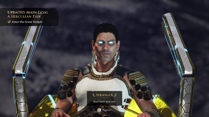 W tym momencie potrzebujemy od Was wiele skupienia, to bardzo długi dialog, który naprawdę łatwo zepsuć - The Forgotten City: Świątynia - solucja, opis przejścia - The Forgotten City - poradnik do gry