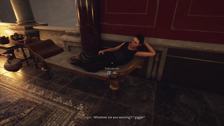 Zbliżcie się do kobiety, a ta od razu Was zaczepi - The Forgotten City: Poszukiwania Iulii - solucja, opis przejścia - The Forgotten City - poradnik do gry