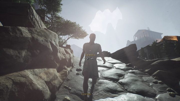 Zacznijmy od tego, że to zadanie możecie dostać dopiero po drugim przerwaniu pętli, gdy otrzymacie tyrolkę do zjazdów po linie - The Forgotten City: Galerius i Equitia - jak zacząć romans? - The Forgotten City - poradnik do gry