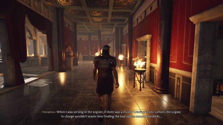 Ponownie możecie użyć przycisku (E w przypadku wersji na PC), aby bez problemu podążać za mężczyzną i niczym się nie przejmować - The Forgotten City: Poznanie Golden Rule - solucja, opis przejścia - The Forgotten City - poradnik do gry