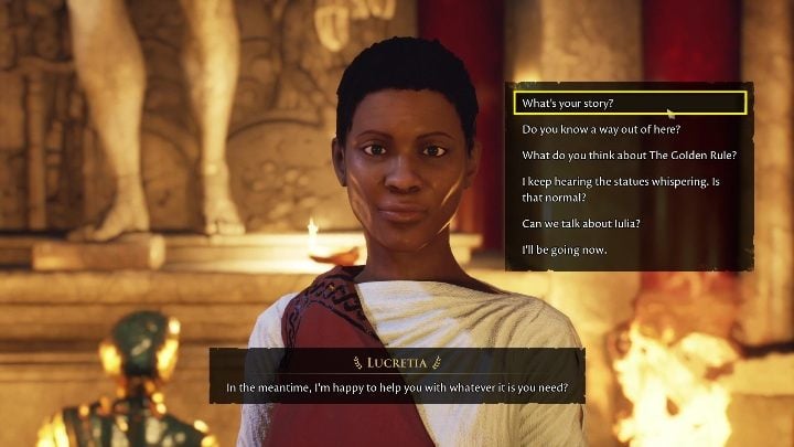 Po uleczeniu Iulii możecie kontynuować rozmowę - The Forgotten City: Wyleczenie Iulii - solucja, opis przejścia - The Forgotten City - poradnik do gry