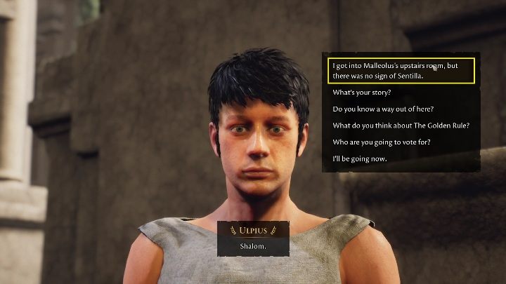 Odnajdźcie Ulpiusa (powinien być oznaczony specjalnym znacznikiem misji) - The Forgotten City: Ratunek Ulpiusa - solucja, opis przejścia - The Forgotten City - poradnik do gry