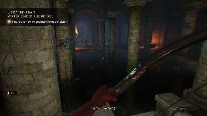 W górnej części cysterny znajdziecie przywiązaną Sentillę - The Forgotten City: Odnalezienie Sentilli - solucja, opis przejścia - The Forgotten City - poradnik do gry