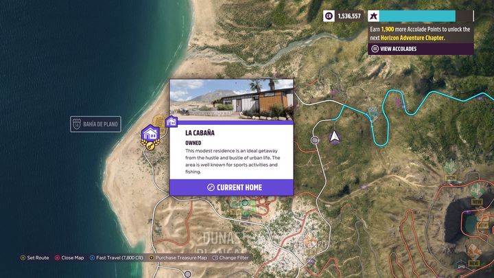 Aby móc odblokować to auto, musicie najpierw zakupić dom La Cabana, który znajduje się niedaleko Bahia De Plano - Forza Horizon 5: Wszystkie zapomniane wozy - lista - Forza Horizon 5 - poradnik do gry