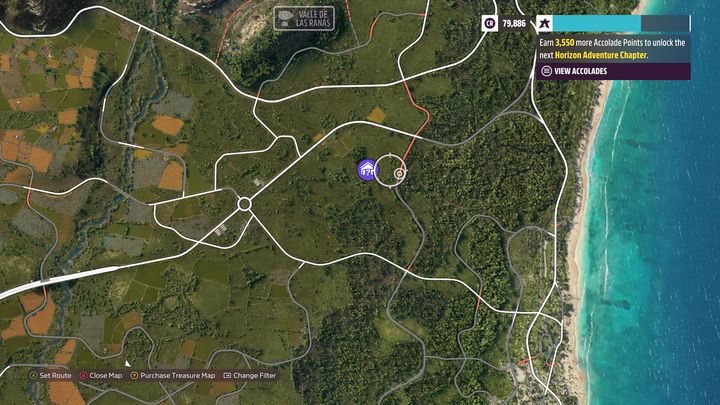 Stodoła z zapomnianym wozem znajduje się na południe od Valle De Las Ranas - Forza Horizon 5: Wszystkie zapomniane wozy - lista - Forza Horizon 5 - poradnik do gry