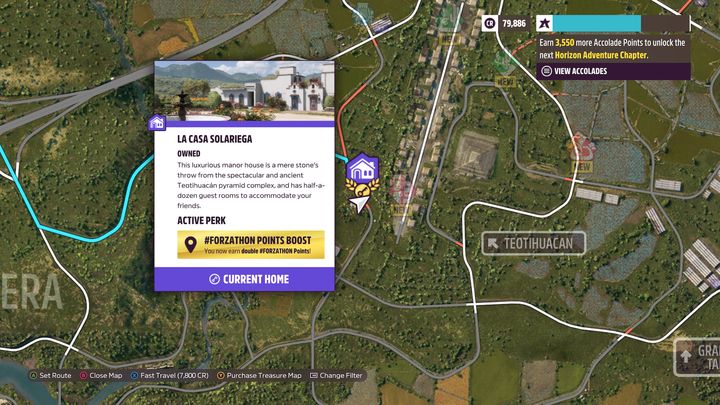 Posiadłość znajduje się po zachodniej stronie lotniska, niedaleko Teotihucan - Forza Horizon 5: Wszystkie posiadłości - lista - Forza Horizon 5 - poradnik do gry