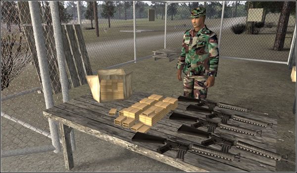 Twoim celem będzie ustrzelenie czerwonych makiet, symbolizujących wrogie jednostki - Basic Training - Marksmanship | Trening | Americas Army Operations - Americas Army: Operations - poradnik do gry