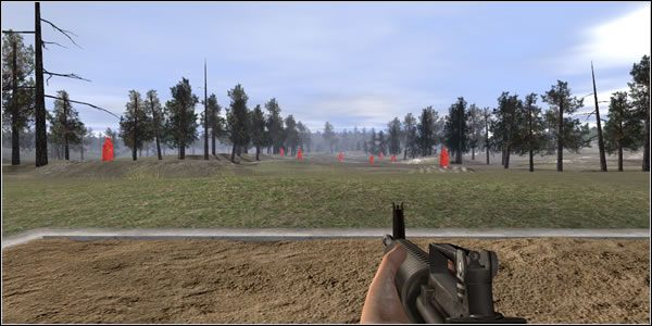 Otóż, by zdać test, musisz trafić minimum 23 makiety - Basic Training - Marksmanship | Trening | Americas Army Operations - Americas Army: Operations - poradnik do gry