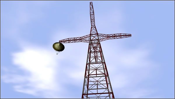 W pewnym momencie uchwyt, którym wieża została przypięta do Twoich pleców puści i zaczniesz opadać w dół - Airborne School - 250 Tower | Trening | Americas Army Operations - Americas Army: Operations - poradnik do gry