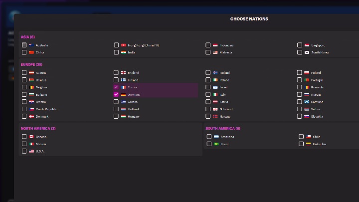 Przykładowo, jeśli zdecydowaliście się rozegrać jedynie puchar Francji, a później w ramach tego samego zapisu gry będziecie chcieli objąć posadę szkoleniowca w niemieckiej Bundeslidze i poprowadzić np - Football Manager 2022: Pierwsze kroki - konfiguracja kariery - Football Manager 2022 - poradnik do gry