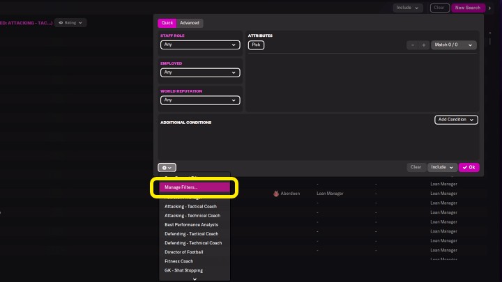 Po przejściu np - Football Manager 2022: Niestandardowe filtry - jak zastosować? - Football Manager 2022 - poradnik do gry