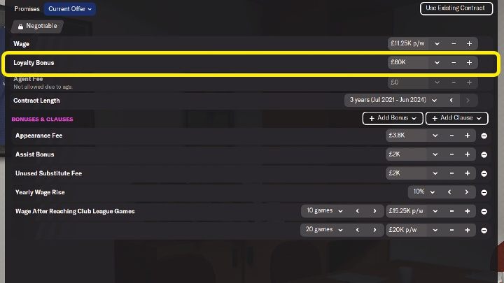 Premia za lojalność (Loyalty bonus) w grze Football Manager 2022 jest wypłacana co miesiąc, jednak przepada w momencie, gdy piłkarz zażąda transferu do innego klubu - Football Manager 2022: Premia za lojalność - co to? - Football Manager 2022 - poradnik do gry