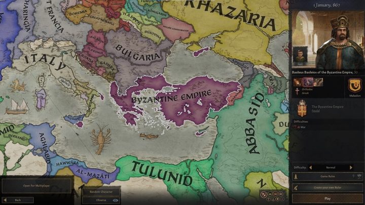 Rozgrywka dużym mocarstwem może okazać się sporym wyzwaniem dla początkujących graczy. - Crusader Kings 3: Wybór władcy - Crusader Kings 3 - poradnik do gry