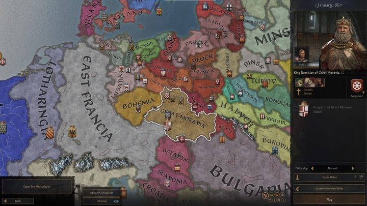 Data początkowa: 867 r - Crusader Kings 3: Ciekawe lokacje startowe - Crusader Kings 3 - poradnik do gry