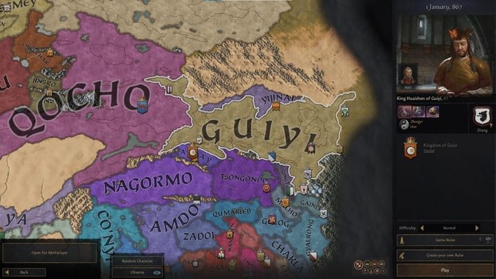 Data początkowa: 867 r - Crusader Kings 3: Ciekawe lokacje startowe - Crusader Kings 3 - poradnik do gry