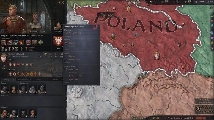 Mimo to kwestia następstwa tronu wymaga stałej uwagi, dla tego warto dodać Księcia Władysława do grona obserwowanych postaci - Crusader Kings 3: Pierwsze kroki - Crusader Kings 3 - poradnik do gry
