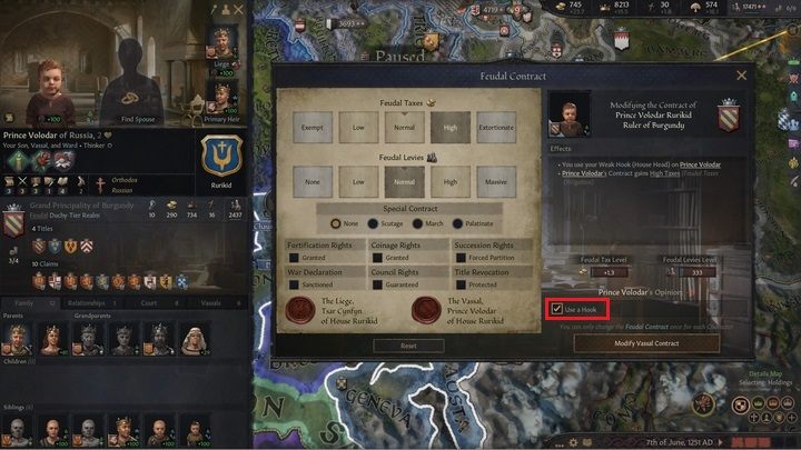 Łatwo się domyślić, że lekkomyślne podnoszenie podatków szybko zrujnuje Twoją opinię u poddanych - Crusader Kings 3: Wasale - Crusader Kings 3 - poradnik do gry
