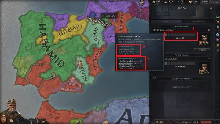 Po rozpoczęciu nowej intrygi pojawi się ona w odpowiednim miejscu w oknie intryg - Crusader Kings 3: Rada i dwór - Crusader Kings 3 - poradnik do gry