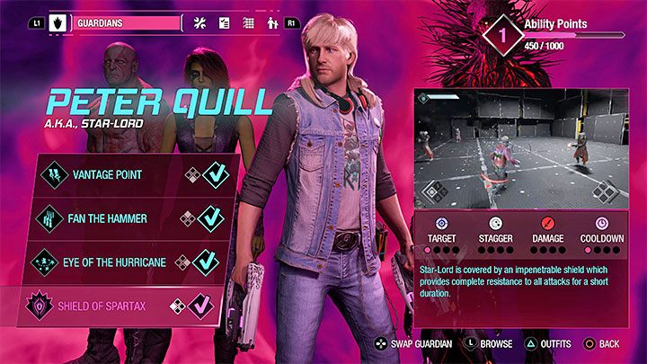 Rozwiązanie powyższego problemu jest na szczęście bardzo proste - Guardians of the Galaxy: Jak odblokować czwartą zdolność? - Guardians of the Galaxy - poradnik do gry