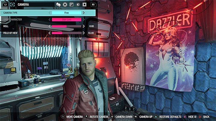 Tryb fotograficzny oferuje sporo różnych opcji - Guardians of the Galaxy: Tryb fotograficzny - Guardians of the Galaxy - poradnik do gry