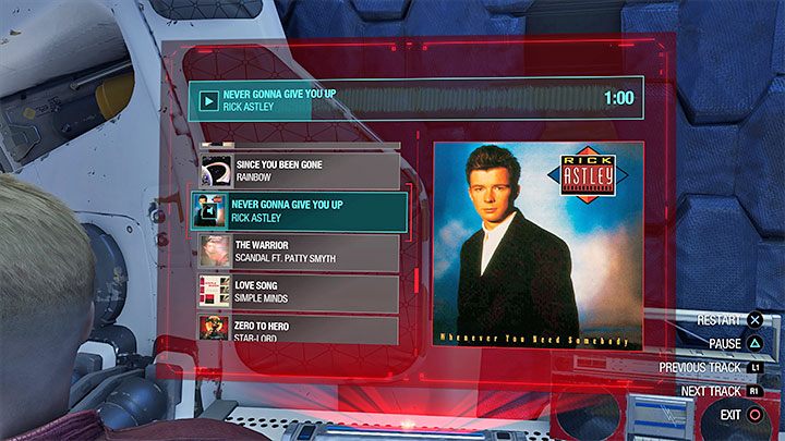 Oto lista piosenek z menu odtwarzacza - Guardians of the Galaxy: Licencjonowane piosenki - lista - Guardians of the Galaxy - poradnik do gry