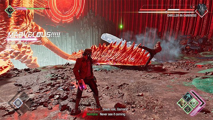 Główny boss odzyskał dwa paski zdrowia - Guardians of the Galaxy: Lokator Mroku (Dweller-In-Darkness) - jak pokonać? - Guardians of the Galaxy - poradnik do gry