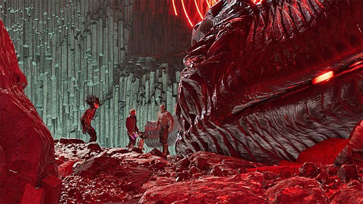 Załączy się cut-scenka z pokonania bossa i otrzymacie trofeum Macki przy sobie (Squid Kicker) - Guardians of the Galaxy: Lokator Mroku (Dweller-In-Darkness) - jak pokonać? - Guardians of the Galaxy - poradnik do gry