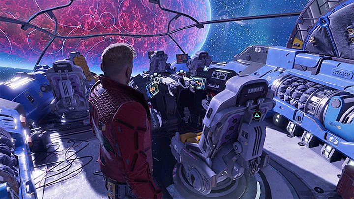 Przebudzicie się w kajucie na statku kosmicznym już jako dorosły Peter Quill - Star-Lord - Guardians of the Galaxy: Prolog i rozdział 1 - solucja, opis przejścia - Guardians of the Galaxy - poradnik do gry