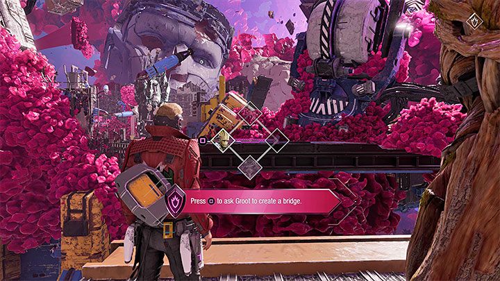 Po walkach możecie zaliczyć wspinaczkę i znaleźć na wyższej półce Archiwum: Niewysłana wiadomość (Failed to Send Message) - Guardians of the Galaxy: Prolog i rozdział 1 - solucja, opis przejścia - Guardians of the Galaxy - poradnik do gry