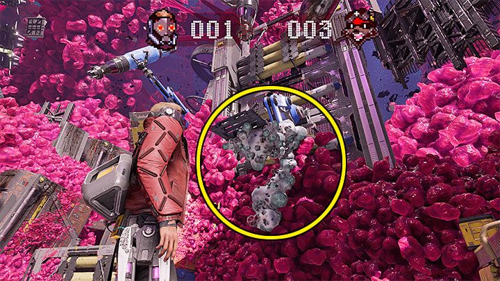 Możecie od teraz zacząć polować na nowe gniazda w ramach zawodów z Rocketem - Guardians of the Galaxy: Prolog i rozdział 1 - solucja, opis przejścia - Guardians of the Galaxy - poradnik do gry