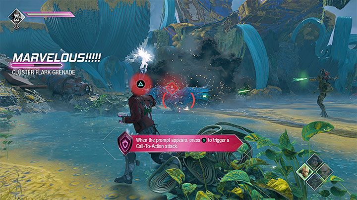 Bądźcie gotowi do tego żeby rozpocząć sprint po fragmencie skały, który za chwilę runie w przepaść - Guardians of the Galaxy: Rozdział 3 - solucja, opis przejścia - Guardians of the Galaxy - poradnik do gry