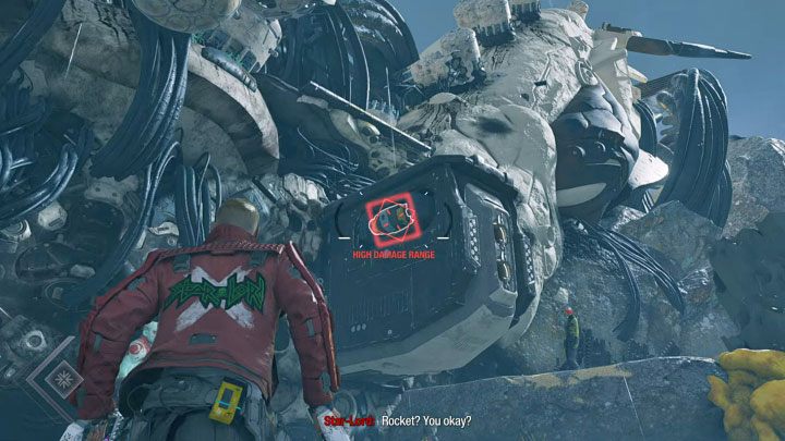 Działania Rocketa doprowadzą do wysunięcia drugiego kartridża - Guardians of the Galaxy: Rozdział 3 - solucja, opis przejścia - Guardians of the Galaxy - poradnik do gry