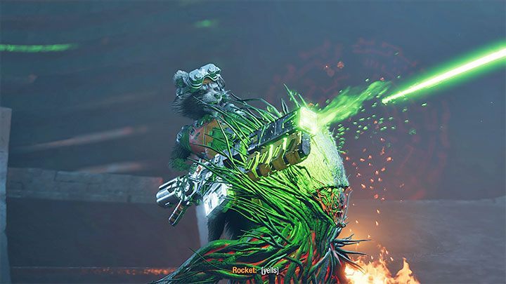 Początkowa część etapu nie zawiera żadnych interaktywnych scen - Guardians of the Galaxy: Rozdział 4 - solucja, opis przejścia - Guardians of the Galaxy - poradnik do gry