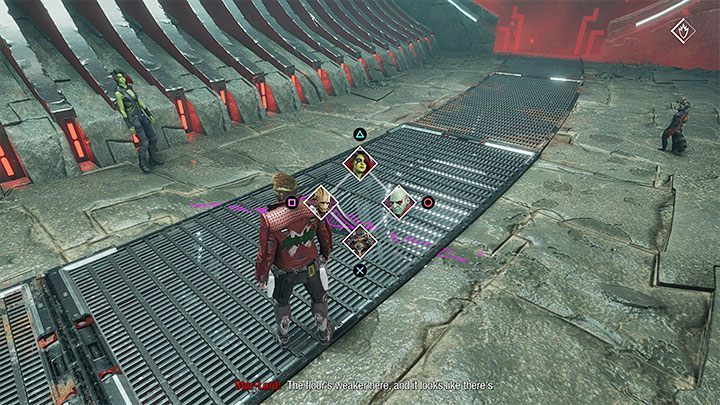 W jednym z kolejnych tuneli musicie ponownie uciec przed dronem - Guardians of the Galaxy: Rozdział 4 - solucja, opis przejścia - Guardians of the Galaxy - poradnik do gry