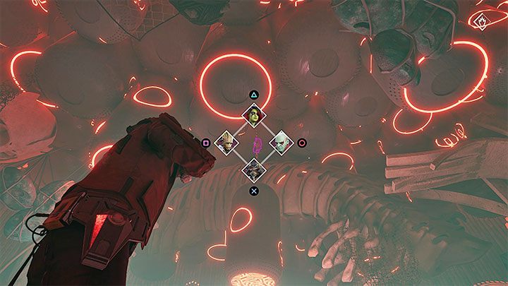 2) Zainteresujcie się łańcuchem podtrzymującym jedną z lamp i poproście Gamorę o użycie broni białej - Guardians of the Galaxy: Rozdział 4 - solucja, opis przejścia - Guardians of the Galaxy - poradnik do gry