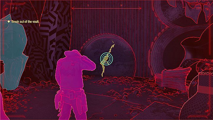 3) Poproście Draxa o podniesienie lampy i rzucenie nią w osłabioną ścianę (ponownie pomocny może tu być wizor) - Guardians of the Galaxy: Rozdział 4 - solucja, opis przejścia - Guardians of the Galaxy - poradnik do gry