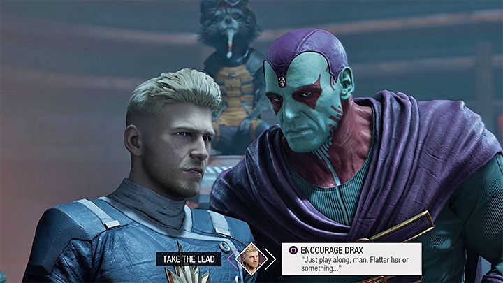 Początkowa część etapu nie zawiera żadnych interaktywnych scen - Guardians of the Galaxy: Rozdział 4 - solucja, opis przejścia - Guardians of the Galaxy - poradnik do gry