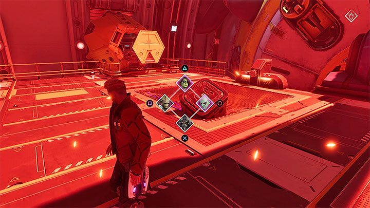 W kolejnej lokacji pomóżcie sobie załączeniem wizora żeby zaobserwować przepływ prądu - Guardians of the Galaxy: Rozdział 7 - solucja, opis przejścia - Guardians of the Galaxy - poradnik do gry